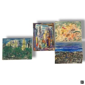 Vincent Drennan 4 Watercolors on Paper, 1940's-50s