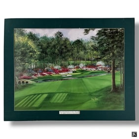 Nancy Raborn Signed Lithograph Golden Bell Hole