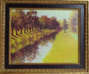 Gordon Abbey Oil/Board "Landscape"