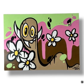 AVIV POP ART Acrylic on Canvas "Even The Odds"