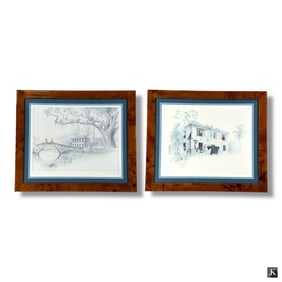 2 Color Lithographs - Mystery Artist