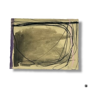 Watercolor/Paper "Untitled Abstract" Signed.