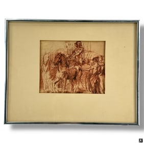 Artist Unknown Horse carriage. lithograph