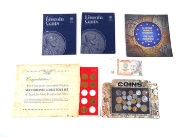 Collection of Foreign and US Coins