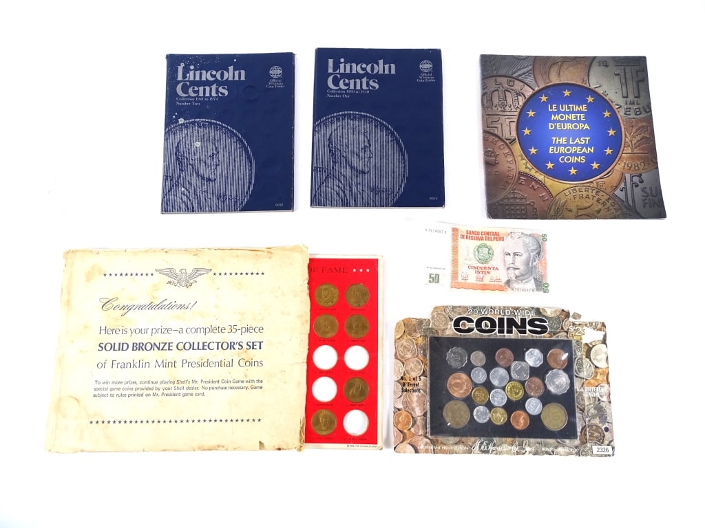 Collection of Foreign and US Coins (1 of 20)