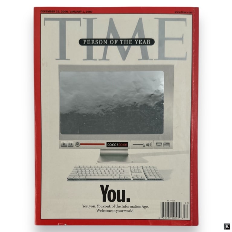 Time Magazine 2006/2007 Vol168, No 26: Time Magazine 2006/2007. Person of the Year, You. Vol168, No 26. Used pre-owned condition