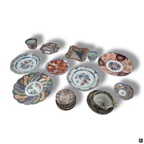 Large Grouping of Japanese Ceramics, Imari, Arita