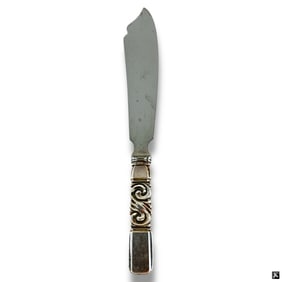 Georg Jensen Sterling "Scroll" Cake Knife