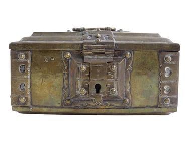 Antique Brass Box