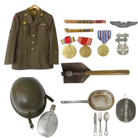 Collection of US Army Apparel and Accoutrements