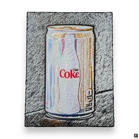 Mystery Artist Oil/Board "Diet Coke, 2011"