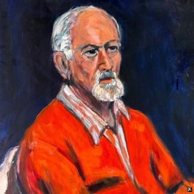 Phil Sher Portrait Oil Painting On Canvas