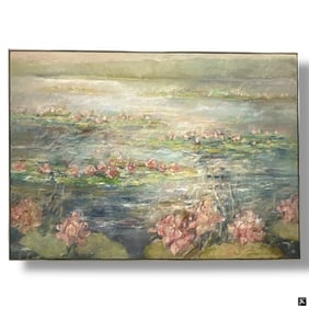 MIA, Oil on Canvas, Waterlilies