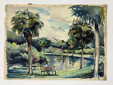 Mario Santana Watercolor/Paper