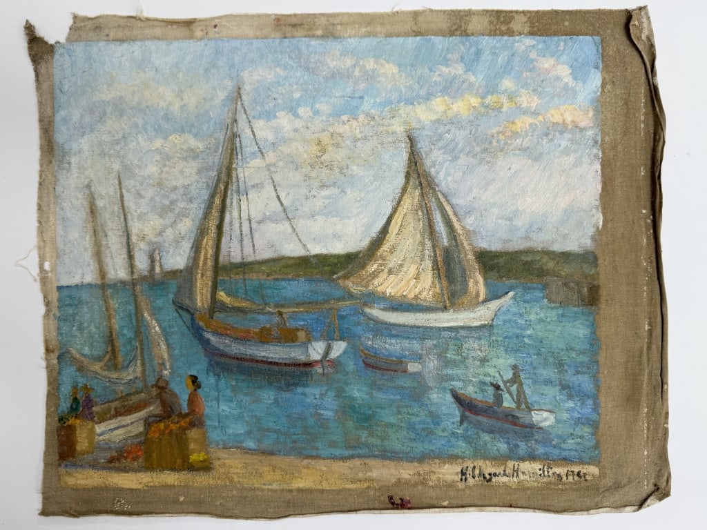 Hildegarde Hamilton (1898-1970) Oil/Canvas (1 of 4)