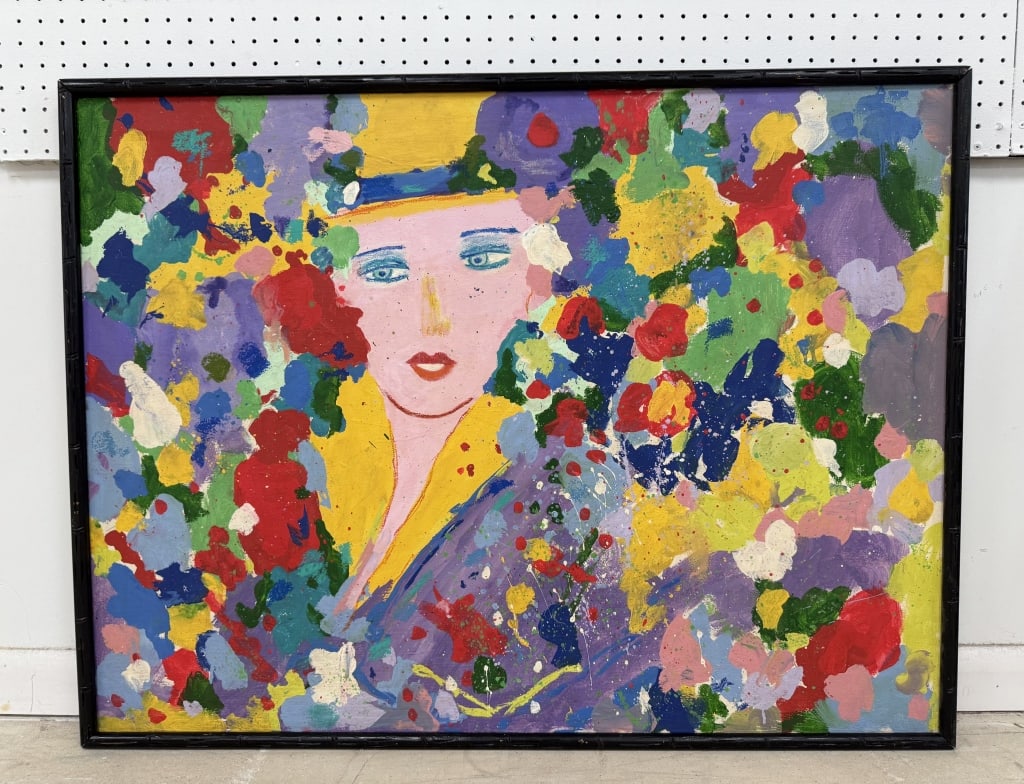 Walasse Ting (1929-2010) Oil/Canvas (1 of 5)