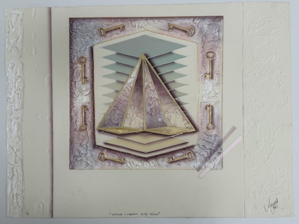 Luis Mazorra (b. 20th Century) Etching/Collage (1 of 5)