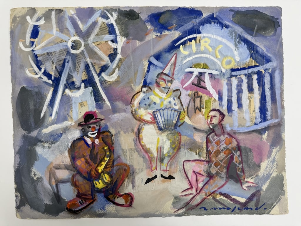 Artist Unknown Mixed Media/Paper (1 of 5)