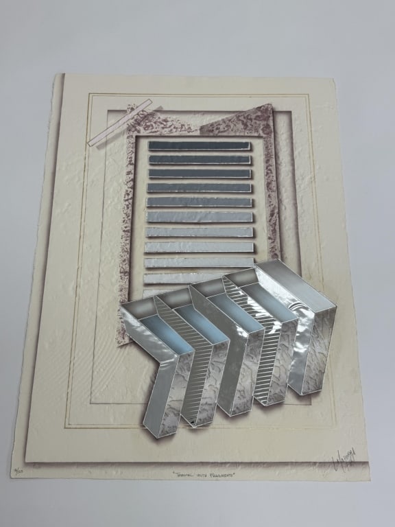 Luis Mazorra (b. 20th Century) Etching/Collage (1 of 6)