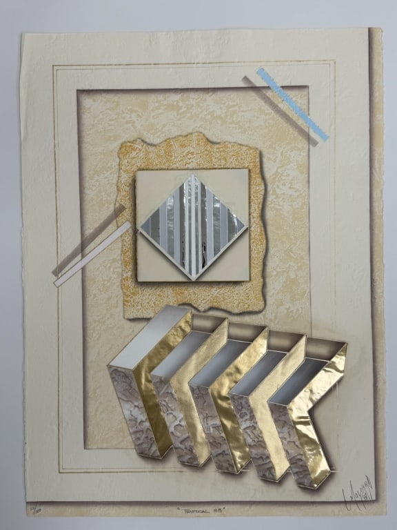 Luis Mazorra (b. 20th Century) Etching/Collage (1 of 6)