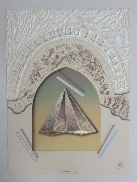 Luis Mazorra (b. 20th Century) Etching/Collage (1 of 7)