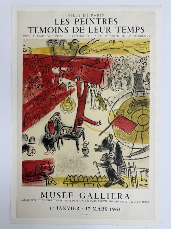 Original Les Peintres Temoins De Leur Temps Poster (1 of 3)