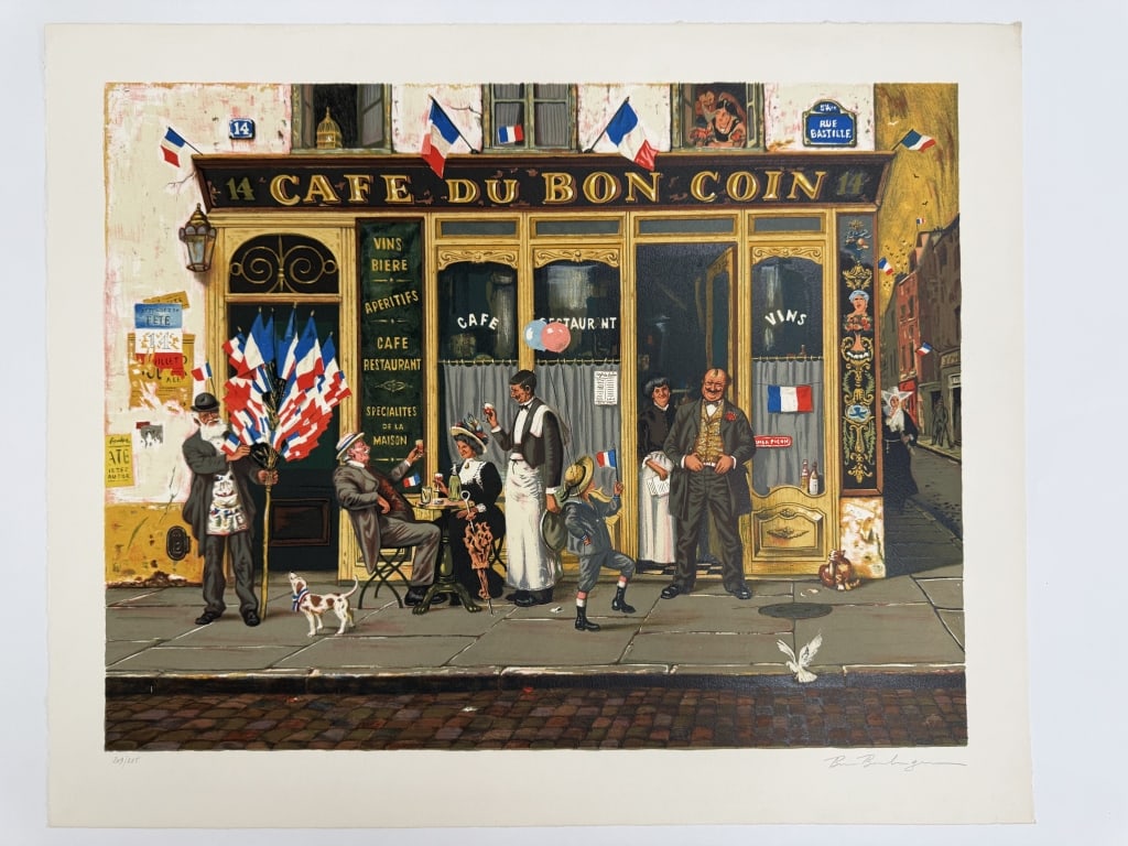 Bruce Bomberger (1918-1980) Signed Lithograph (1 of 3)