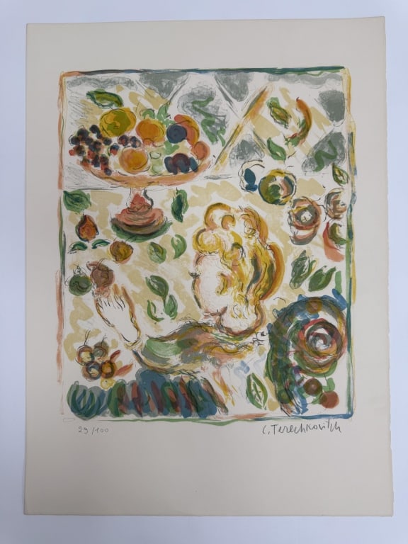 Constantin Terechkovitch (1902-1978) Lithograph (1 of 4)