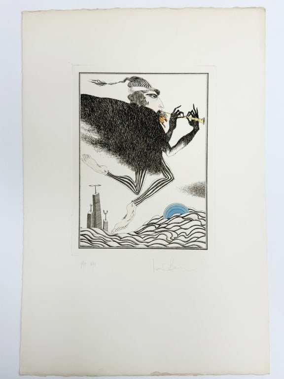 Ivan Dobroruka (1934-2001) AP Signed Etching (1 of 4)
