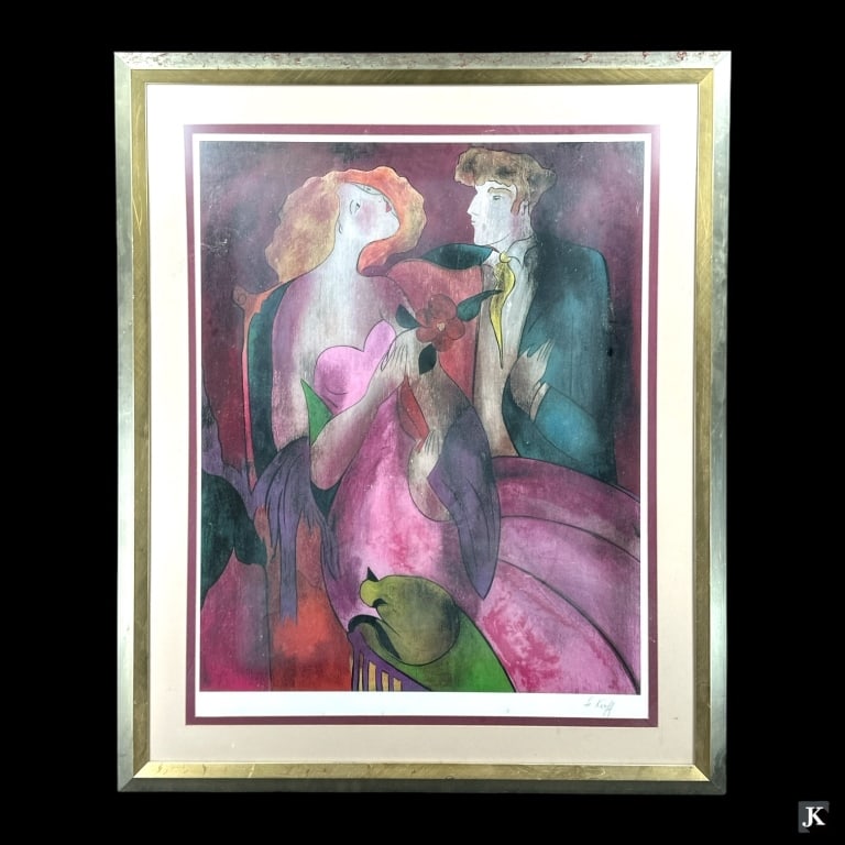 Linda Le Kinff (b.1949) Serigraph Framed (1 of 5)