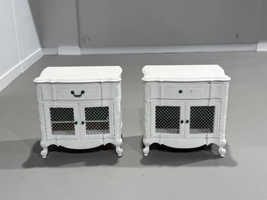 2 Antique French Provincial Nightstand