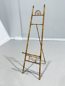 Antique Late 19th Century English Bamboo Easel