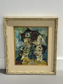 Pierre Catton, French Mid Century Painting Signed