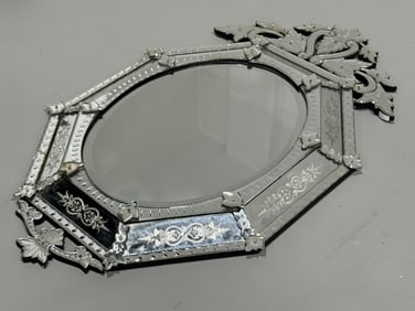 Antique Venetian Style Wall Hanging Mirror