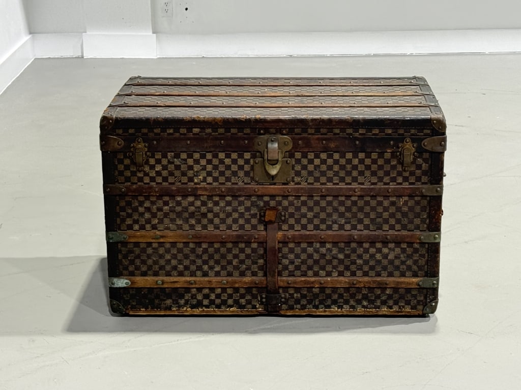 Antique Louis Vuitton Damier Trunk (1 of 16)