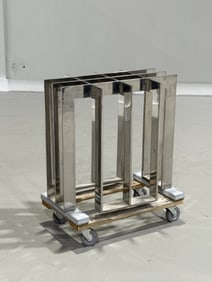 Possibly Pace Chrome Dining Table Base