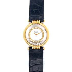 CHOPARD 18K Yellow Happy Diamond Watch