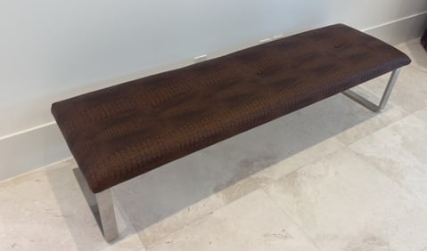 Crocodile Bench Chrome