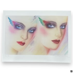 Pater Sato Color Lithograph "Angels" AP