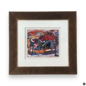 Rolph Scarlett Watercolor Abstract Painting