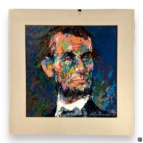after: Leroy Neiman Embellished Print "Lincoln"