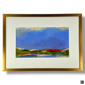 Colleen Sabo Acrylic/Paper "Marshes-Eastern Shore"