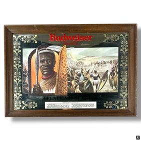 Great Kings of Africa Budweiser Beer Sign
