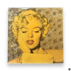 Unknown Artist Portrait Of Marilyn Monroe Lacquere