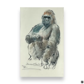 Donald Grant (UK 1930-2001) Crayon Of Guerilla