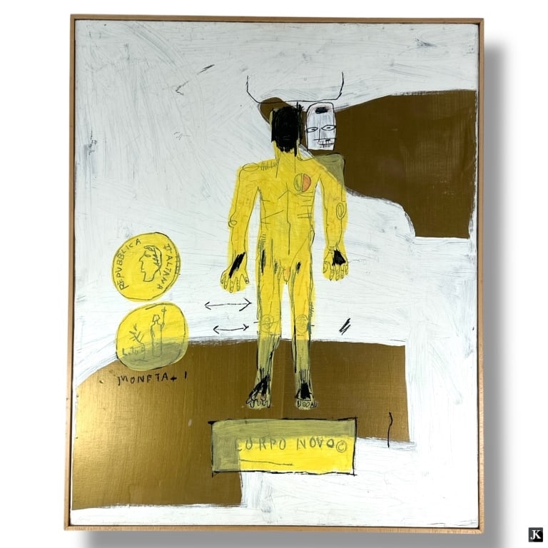 Contemporary Abstract Expressionist Oil on Board: Contemporary Abstract Expressionist Oil on Board. Unsigned. Good condition. Measures 30-1/2" x 24-1/2" overall including frame. LA/B13/SH:16B