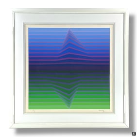 Victor Vasarely "Ilile" lithograph