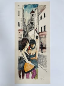 Charles Levier (1920-2003) Signed Lithograph