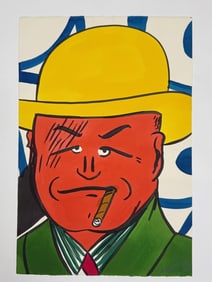 John 'Crash' Matos (b. 1961) Watercolor/Paper