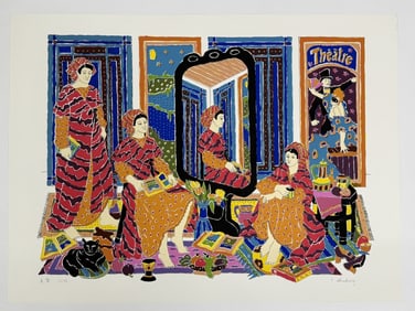 Estelle Ginsburg (1924-2023) AP Signed Serigraph